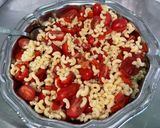 Une image de l'étape 7 de Salade de pâtes aux tomates cerises, poivrons rouges grillés et persil.