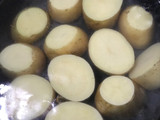 Papas salteadas en ajo