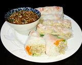 Foto langkah ke 6 dari resep Vietnamese Spring Rolls (Lumpia Vietnam/Salad Gulung Vietnam).