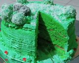 Foto langkah ke 6 dari resep Brownies pandan.