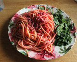 Foto del paso 2 de la receta: Almuerzo pastozo, rojizo y verdolaga