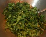 A picture of step 6 of Palak Aloo.