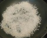 A picture of step 1 of Chaler payesh / Bengali rice Kheer.