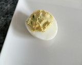 Foto del paso 7 de la receta: Huevos rellenos con mayonesa de espinacas