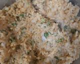 A picture of step 1 of Rice pakoras.