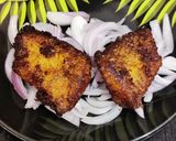 A picture of step 3 of Masala tilapia fish fry.