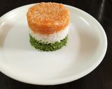 A picture of step 4 of Tricolour Spicy Rice.