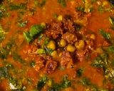 बड़ी मटर टमाटर की सब्जी (vadi matar tamatar ki sabzi recipe in Hindi) रेसिपी चरण 4 फोटो