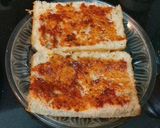 A picture of step 5 of Vegetable Focaccia sandwich - Subway style.