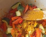 Une image de l'étape 1 de Couscous végétarien au tofu fumé.