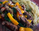 Foto del paso 7 de la receta: Parrillada con espagetti a las finas hierbas