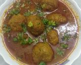 A picture of step 6 of Mutton mince kofta curry.