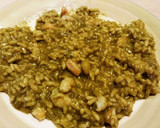 Foto del paso 4 de la receta: Risotto de espinacas y gambas