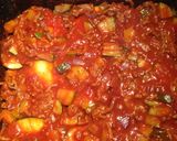 A picture of step 8 of Moussaka with a twist.