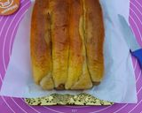 Foto langkah ke 6 dari resep Roti Tawar Motif (percobaan 1).