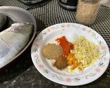 A picture of step 2 of Masala fish fry.
