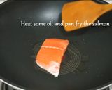 A picture of step 1 of Salmon Onigiri.