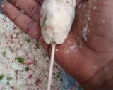 A picture of step 6 of Yam kabab.