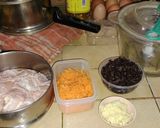 Foto langkah ke 2 dari resep Dimsum Ayam Wortel dan Jamur Kuping.