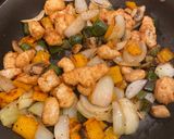 A picture of step 7 of Orange Chicken.