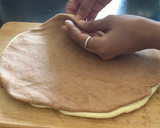 A picture of step 8 of 2 layer bread.