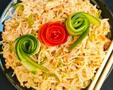 A picture of step 8 of Chicken, Veggies, Chowmin 🍝🍝.