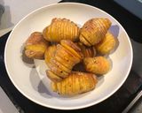 A picture of step 4 of Easy hasselback new potatoes.