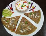 ચીલા વીથ પનીર ફ્રુટ એન્ડ વેજીટેબલ (Chila Recipe in Gujarati) રેસીપી સ્ટેપ4ફોટો