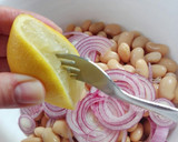Foto del paso 5 de la receta: Ensalada de faba asturiana y jamón, aderazada con estragón