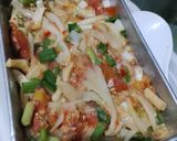 Foto langkah ke 4 dari resep Pepes Jamur Telur (Pedas).