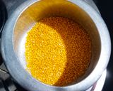 A picture of step 1 of Paruppu Payasam.