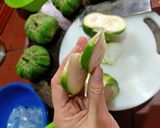 Hình bước làm 2 của món Cà dừa muối tỏi, ớt