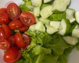 Foto langkah ke 1 dari resep Chicken Grilled Mix Salad.