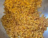 A picture of step 2 of Moong dal halwa.