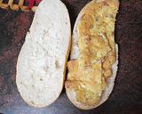Foto del paso 3 de la receta: Bocadillo de tortilla de papas de paquete y jamón serrano