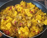 Foto del paso 4 de la receta: Arroz con costillas de cerdo y coliflor