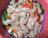 Foto langkah ke 3 dari resep Pepes udang kemangi.