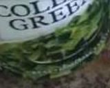 A picture of step 1 of Collard Green Soup.