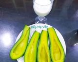 Hình bước làm 2 của món Bơ dằm sữa chua