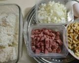 2Meow▶香腸豆皮炒飯的食譜步驟1照片