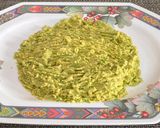 A picture of step 5 of Fig and Feta Guacamole.