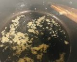 A picture of step 4 of Aloo Baingan.