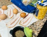 Foto del paso 1 de la receta: Carbonara de Garbanzos con Espinacas 🍃🍃 🥓🥓 🧀🧀