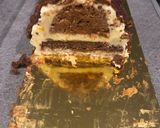 Une image de l'étape 12 de Bûche praliné et chocolat blanc.
