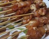 Foto langkah ke 1 dari resep Sate ayam / Chicken Satay With Peanut Sauce.