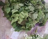 A picture of step 1 of Bottle Gourd Leaf Fritters.