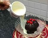 A picture of step 9 of Melting Chocolate Flower Dessert !!.