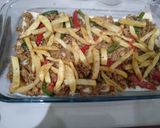 Foto langkah ke 5 dari resep Roti Panggang Ayam keju (صينية التوست بالدجاج و الجبن).