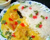 आलू लच्छा पकौड़ा कढी (Aloo lachha Pakoda kadhi recipe in Hindi) रेसिपी चरण 8 फोटो