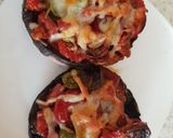 A picture of step 8 of My Stuffed Chorizo and Mozzarella cheese. 😀.